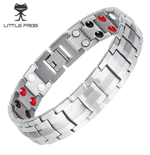 little frog men039s double row 4 elements health magnetic titanium bracelet silver therapy bangles gift for lover039s9254910, Golden;silver
little frog men039s double row 4 elements health magnetic titanium bracelet silver therapy bangles gift for lover039s9254910, Golden;silver