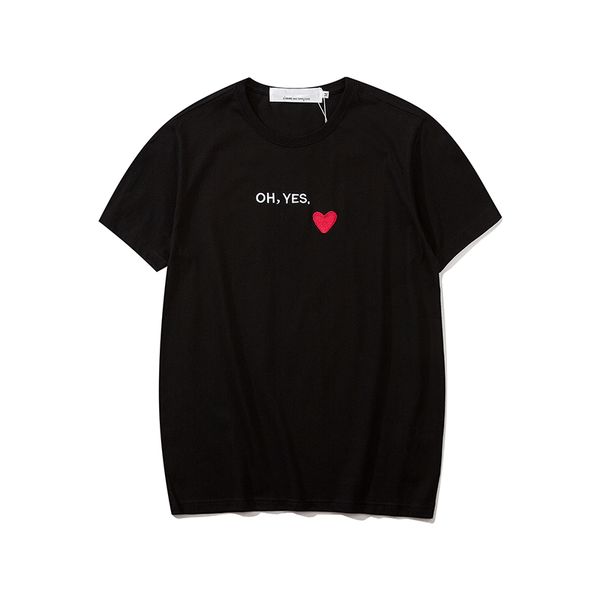mens brands play t-shirts fashion designer red heart shirt casual cotton embroidered embroidery short sleeve summer genuine at a loss, White;black
mens brands play t-shirts fashion designer red heart shirt casual cotton embroidered embroidery short sleeve summer genuine at a loss, White;black