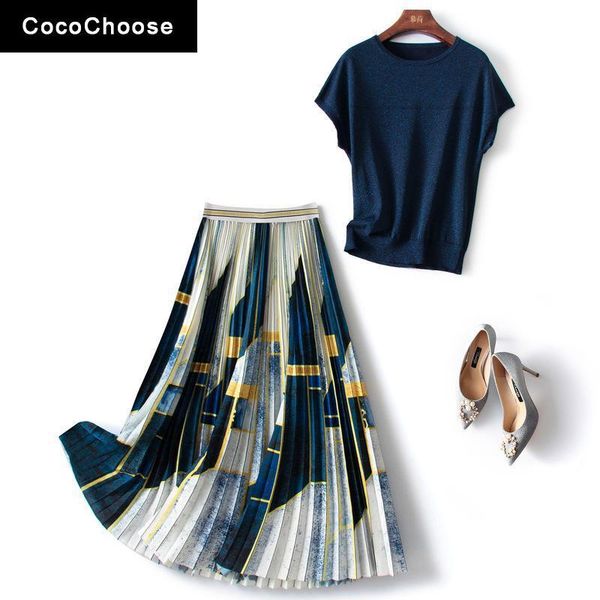 dress 2022 new summer fashion women dress sets lurex knitted + geommetric print long pleated skirt 2 piece outfits business casual, White
dress 2022 new summer fashion women dress sets lurex knitted + geommetric print long pleated skirt 2 piece outfits business casual, White