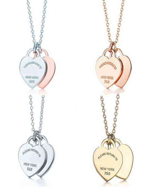 classic 925 sterling silver necklace double heart pendant women039s fashion jewelry original return 210621 h1223781992
classic 925 sterling silver necklace double heart pendant women039s fashion jewelry original return 210621 h1223781992