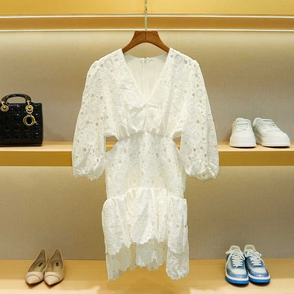 dress 2023 spring new french white hook flower hollow lace ruffle edge skirt children, Black
dress 2023 spring new french white hook flower hollow lace ruffle edge skirt children, Black