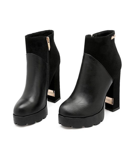 new arrival fashion shoes woman round toe platform boots pusuede solid color wedding shoes high heels boots9998022, Black
new arrival fashion shoes woman round toe platform boots pusuede solid color wedding shoes high heels boots9998022, Black