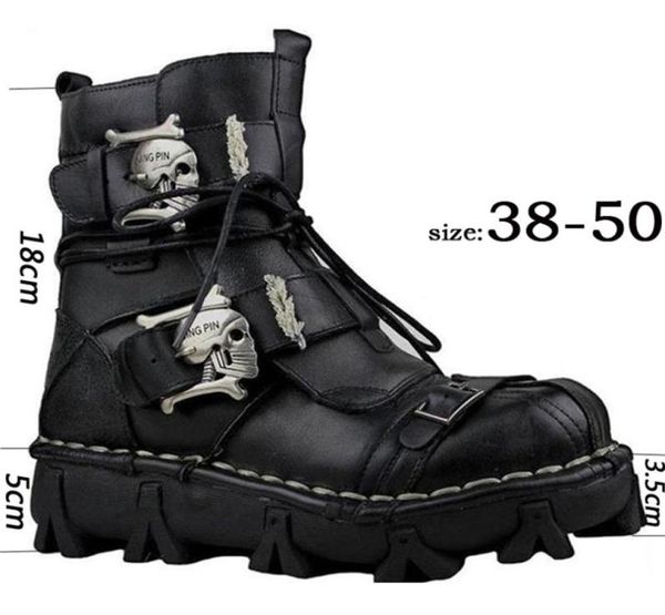men039s genuine leather skull gothic punk motorcycle desert combat ankle boot safety shoes military boots winter 2010264789749, Black;brown
men039s genuine leather skull gothic punk motorcycle desert combat ankle boot safety shoes military boots winter 2010264789749, Black;brown