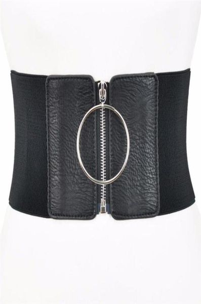 belts women wide belt for dresses ladies elastic female big metal circle ring black cummerbund waist band7791270, Black;brown
belts women wide belt for dresses ladies elastic female big metal circle ring black cummerbund waist band7791270, Black;brown