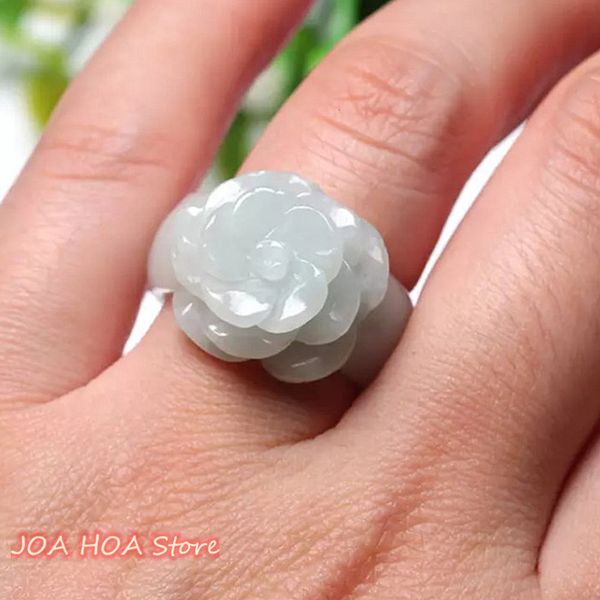 couple rings flower ring natural jade women jewelry genuine burma jades stone emerald rose ring real jadeite handrings fine jewellery 230519, Silver
couple rings flower ring natural jade women jewelry genuine burma jades stone emerald rose ring real jadeite handrings fine jewellery 230519, Silver