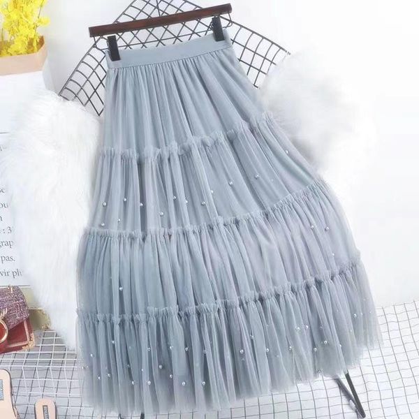 capris patchwork pleated faldas largas elegantes tulle skirt jupes longues a line high waist women lace midi maxi pink blue skirts, Black;white
capris patchwork pleated faldas largas elegantes tulle skirt jupes longues a line high waist women lace midi maxi pink blue skirts, Black;white