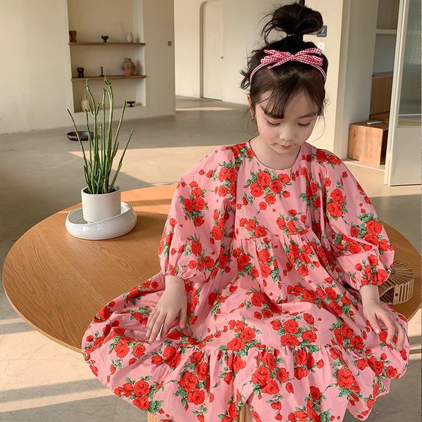 girl's dresses spring liitle princess floral billowing dresses baby girl loose long sleeve dress 230519, Red;yellow
girl's dresses spring liitle princess floral billowing dresses baby girl loose long sleeve dress 230519, Red;yellow