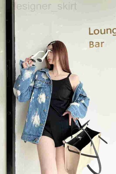 women's jackets designer 2023 women's jacket new autumn winter fashion denim spring leisure quality jacket metal ckle irthday rist, Black;brown
women's jackets designer 2023 women's jacket new autumn winter fashion denim spring leisure quality jacket metal ckle irthday rist, Black;brown