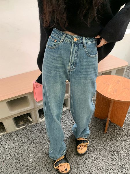 women's jeans women jeans full length spring autumn straight trousers 2325 230519, Blue
women's jeans women jeans full length spring autumn straight trousers 2325 230519, Blue