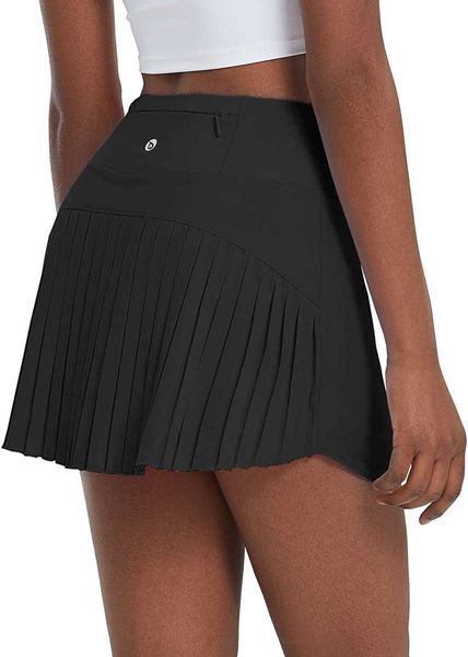 women's summer fashion baleaf woman pleated tennis shorts skirts high waisted lightweight athletic golf skorts with pockets, White;black
women's summer fashion baleaf woman pleated tennis shorts skirts high waisted lightweight athletic golf skorts with pockets, White;black