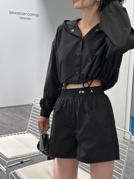 women's two piece pants summer classic regenerated nylon lightweight and breathable long sleeve ribbon elastic shorts, White
women's two piece pants summer classic regenerated nylon lightweight and breathable long sleeve ribbon elastic shorts, White