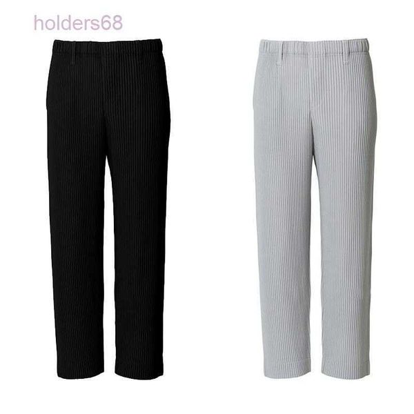 men's pants high-quality men women pleated homme plisse sweatpants joggers drawstring straight fashion casual summer ice silk trousers, Black
men's pants high-quality men women pleated homme plisse sweatpants joggers drawstring straight fashion casual summer ice silk trousers, Black