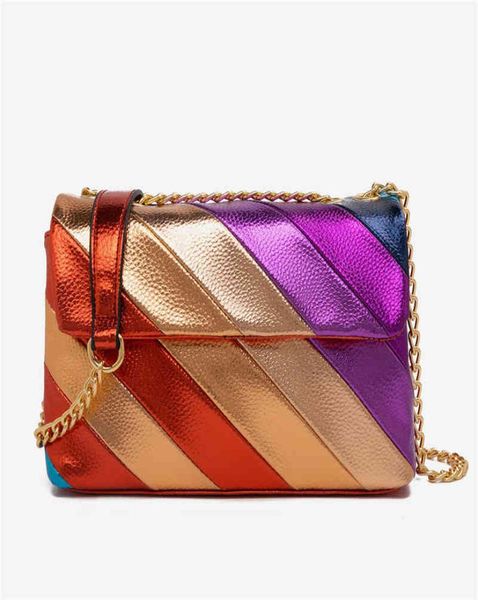 new jointing metallic colorful pu rainbow handbag shiny cross body bag1998237
new jointing metallic colorful pu rainbow handbag shiny cross body bag1998237