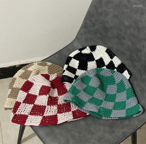 beanieskull caps japanese style checkerboard lattice fisherman hat female korean version of wild handmade kawaii knitted wool bea3305410, Blue;gray
beanieskull caps japanese style checkerboard lattice fisherman hat female korean version of wild handmade kawaii knitted wool bea3305410, Blue;gray