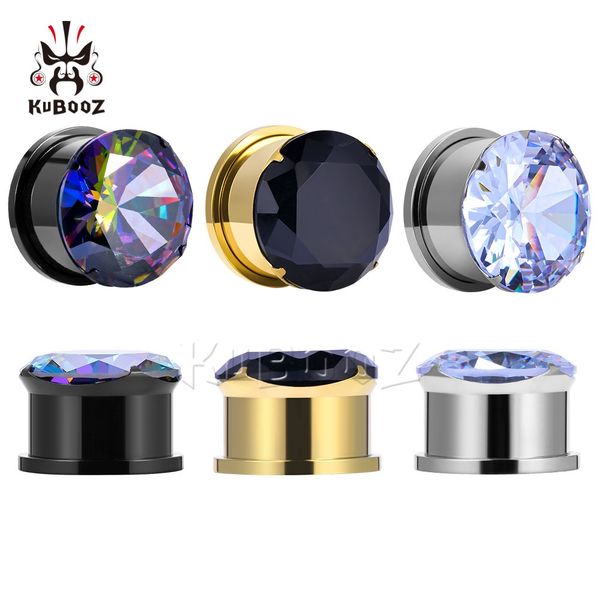 kubooz stainless steel inlaid zircon ear expander plugs tunnels earrings gauges piercing body jewelry stretchers wholesale 38pcs, Silver
kubooz stainless steel inlaid zircon ear expander plugs tunnels earrings gauges piercing body jewelry stretchers wholesale 38pcs, Silver