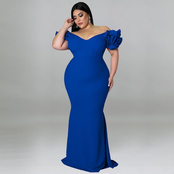 plus size dresses size elegant ruffles shoulder party dress for women fashion evening banquet gowns short sleeve bodycon vestidos 230518, Black
plus size dresses size elegant ruffles shoulder party dress for women fashion evening banquet gowns short sleeve bodycon vestidos 230518, Black