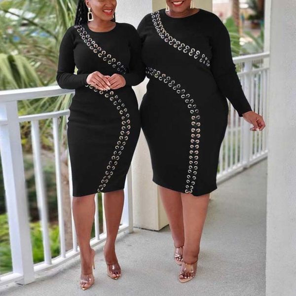 plus size dresses 4xl 5xl size for women full sleeve bodycon high waisted mid calf elegant evening night party club vestidos mujer 230518, Black
plus size dresses 4xl 5xl size for women full sleeve bodycon high waisted mid calf elegant evening night party club vestidos mujer 230518, Black