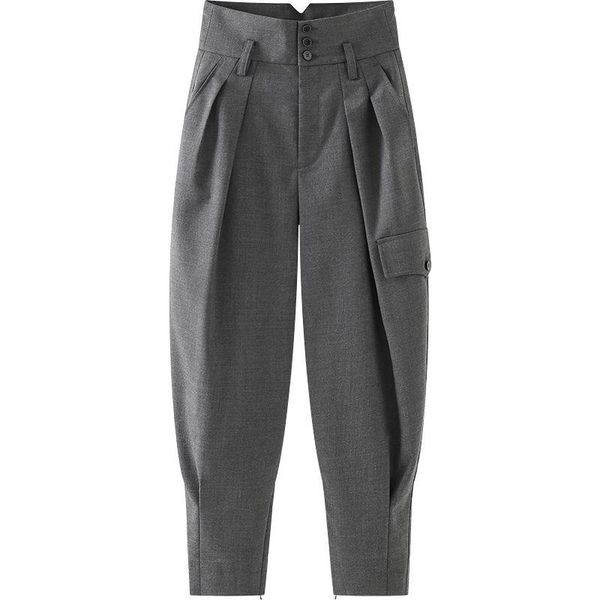 capris loose high waist suit pants women's 2022 spring and autumn new corset overalls temperament casual radish harlan pants, Black;white
capris loose high waist suit pants women's 2022 spring and autumn new corset overalls temperament casual radish harlan pants, Black;white