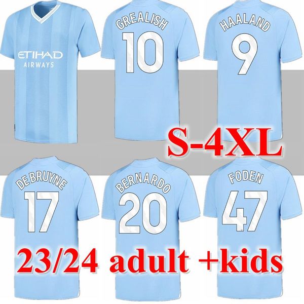 23 24 haaland mans soccer jerseys grealish sterling cities mahrez fans version de bruyne foden 2023 2024 football shirt kids kit sets unifor, Black;yellow
23 24 haaland mans soccer jerseys grealish sterling cities mahrez fans version de bruyne foden 2023 2024 football shirt kids kit sets unifor, Black;yellow