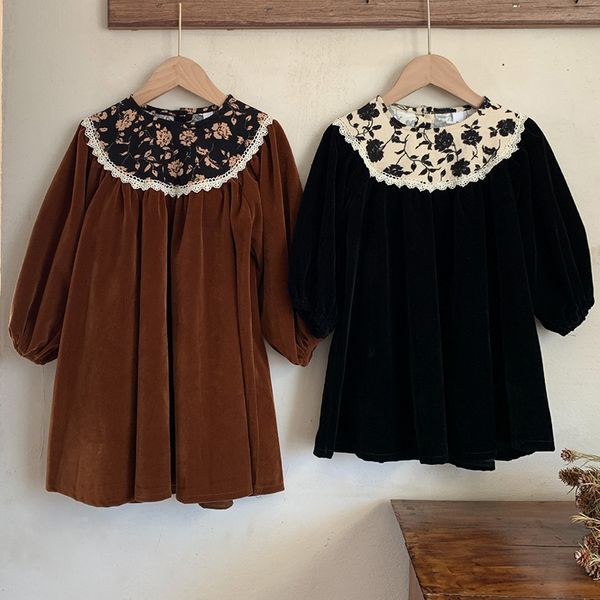 girl's dresses velvet kids autumn long sleeve girls dresses fall toddler floral princess dress child party baby clothing run half size, Red;yellow
girl's dresses velvet kids autumn long sleeve girls dresses fall toddler floral princess dress child party baby clothing run half size, Red;yellow