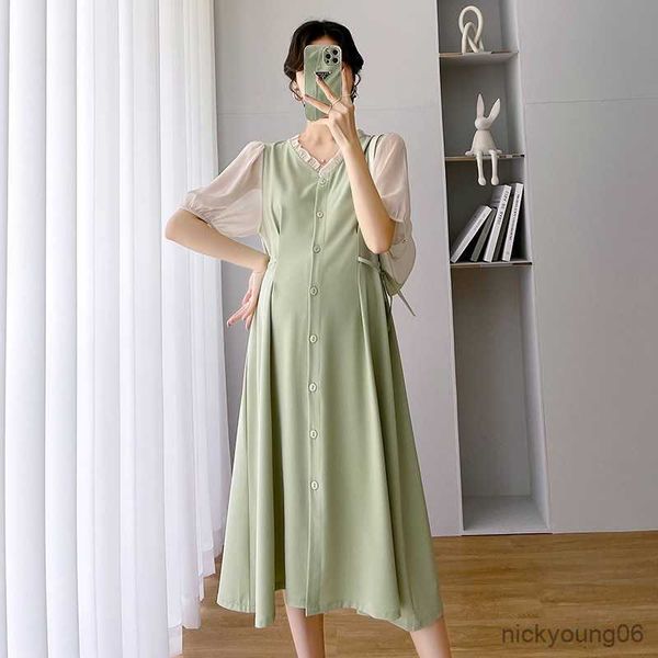 maternity clothes summer new elegant style temperament stitching fake two-piece for breastfeeding pregnant dress r230519, White
maternity clothes summer new elegant style temperament stitching fake two-piece for breastfeeding pregnant dress r230519, White