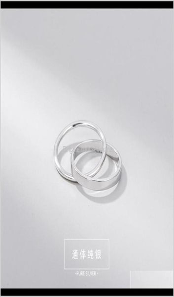 couple rings jewelry drop delivery 2021 s925 sterling sier with aperture ring female japane korean style simple creative and textu2480831, Silver
couple rings jewelry drop delivery 2021 s925 sterling sier with aperture ring female japane korean style simple creative and textu2480831, Silver