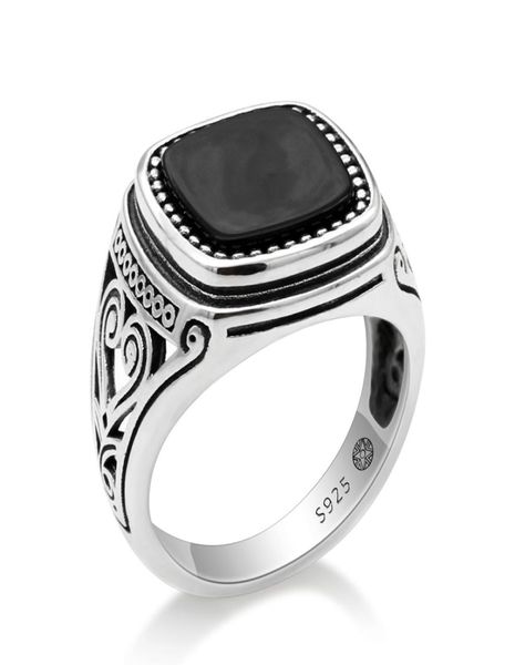 925 sterling silver men ring with suqare natural black stone carved design thai silver ring for women men turkish jewelry1458952, Golden;silver
925 sterling silver men ring with suqare natural black stone carved design thai silver ring for women men turkish jewelry1458952, Golden;silver
