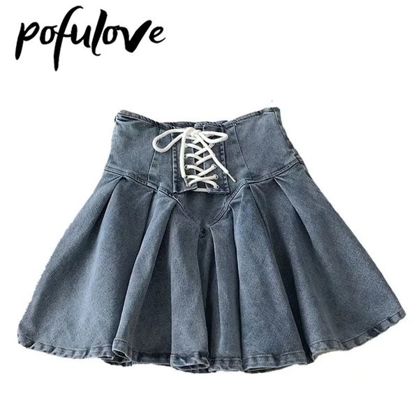 skirts pleated jeans skirt women punk denim aline gothic y2k harajuku cross strap elasticity summer casual safety pants 230519, Black
skirts pleated jeans skirt women punk denim aline gothic y2k harajuku cross strap elasticity summer casual safety pants 230519, Black
