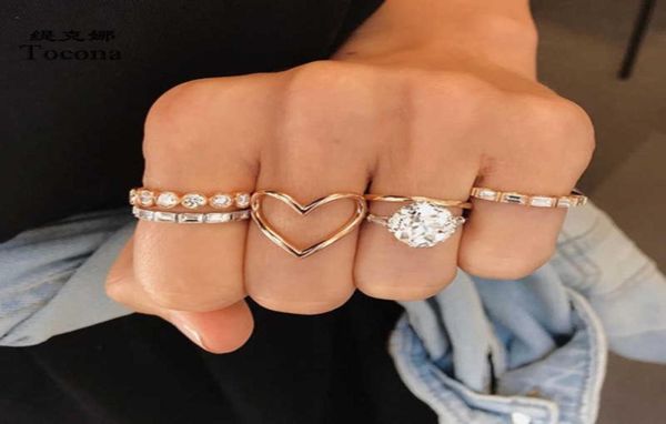 tocona 5pcssets bohemian clear crystal stone rings sets for women love heart hollow geoemtric jewelry accessories 9545 q07083250955, Silver
tocona 5pcssets bohemian clear crystal stone rings sets for women love heart hollow geoemtric jewelry accessories 9545 q07083250955, Silver