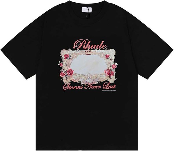 fashion mens rhude t cotton shirt short summer sleeve t-shirt rose print couples leisure sports sweat-absorbent joker hip-hop shirt, White;black
fashion mens rhude t cotton shirt short summer sleeve t-shirt rose print couples leisure sports sweat-absorbent joker hip-hop shirt, White;black