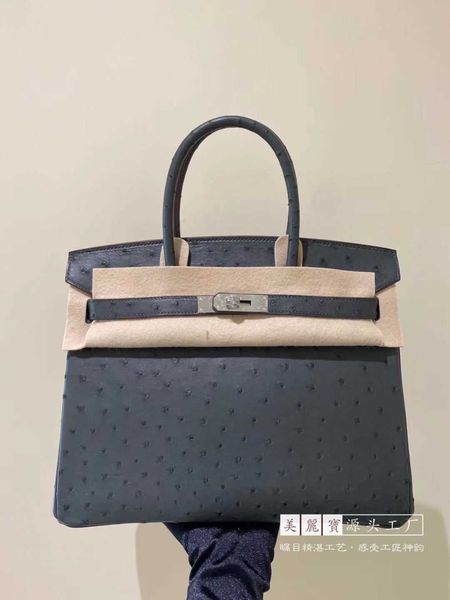 birkins handbags fully handmade genuine leather ostrich leather bag 30cm women's large handbag with goatskin silver buckle inside ayw
birkins handbags fully handmade genuine leather ostrich leather bag 30cm women's large handbag with goatskin silver buckle inside ayw