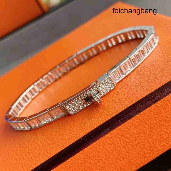 h bangle bracelet for women's high-end custom button design handmade diamond set silver with the same jewelry star, Black
h bangle bracelet for women's high-end custom button design handmade diamond set silver with the same jewelry star, Black