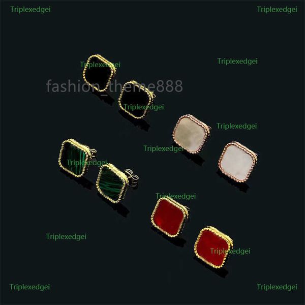 classic designer s925 silver stud earrings fashion natural turquoise four leaf clover earrings for women high end stainless steel jewelry, Golden;silver
classic designer s925 silver stud earrings fashion natural turquoise four leaf clover earrings for women high end stainless steel jewelry, Golden;silver