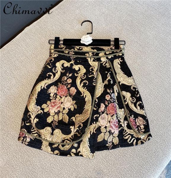 capris 2021 women's retro elegant aline skirt flower embroidery high waist slim above knee women mini skirt fashion vintage clothes, Black;white
capris 2021 women's retro elegant aline skirt flower embroidery high waist slim above knee women mini skirt fashion vintage clothes, Black;white