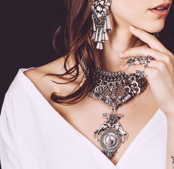 bohemian gipsy style fashion women fine jewelry crystal flower bib collar statement necklace earrings set2121483, Silver
bohemian gipsy style fashion women fine jewelry crystal flower bib collar statement necklace earrings set2121483, Silver
