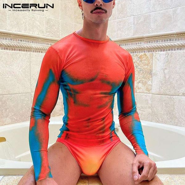 men's sleepwear men bodysuits printing round neck homewear long sleeve fitness rompers men leisure pajamas bodysuit s-5xl incerun 7 230, Black;brown
men's sleepwear men bodysuits printing round neck homewear long sleeve fitness rompers men leisure pajamas bodysuit s-5xl incerun 7 230, Black;brown