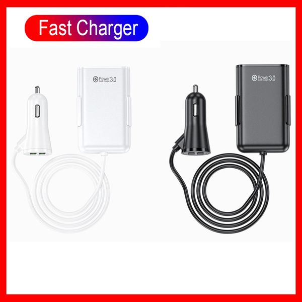 quick charge qc 3.0 car charger front/back seat charging car cigarette lighter chargers adapter with 4 usb ports vehicle charger car-charge
quick charge qc 3.0 car charger front/back seat charging car cigarette lighter chargers adapter with 4 usb ports vehicle charger car-charge