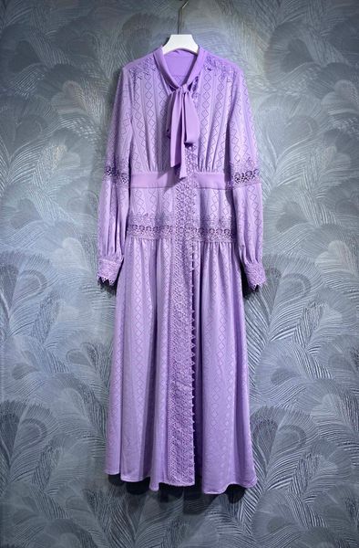 2023 designer dress robe fashion high grade long sleeve bow tie up waist slim dress, Black;gray
2023 designer dress robe fashion high grade long sleeve bow tie up waist slim dress, Black;gray