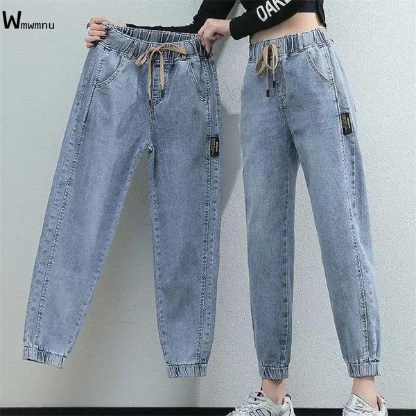 jeans streetwear elastic waist anklelength beam feet jeans trendy baggy washed denim pants women casual loose harem trousers, Blue
jeans streetwear elastic waist anklelength beam feet jeans trendy baggy washed denim pants women casual loose harem trousers, Blue