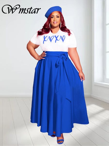 plus size dresses wmstar size for women letter print patchwork with bandage maxi dress in summer clothes wholesale drop 230518, Black
plus size dresses wmstar size for women letter print patchwork with bandage maxi dress in summer clothes wholesale drop 230518, Black