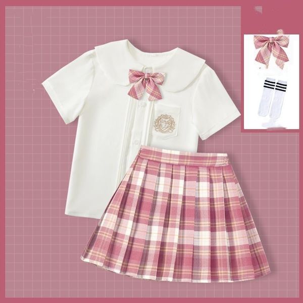 clothing sets 2023 teenage girls clothes suit uniform spring summer children sleeve tshirt kirt 2pcs set little girl short skirt 230519, White
clothing sets 2023 teenage girls clothes suit uniform spring summer children sleeve tshirt kirt 2pcs set little girl short skirt 230519, White