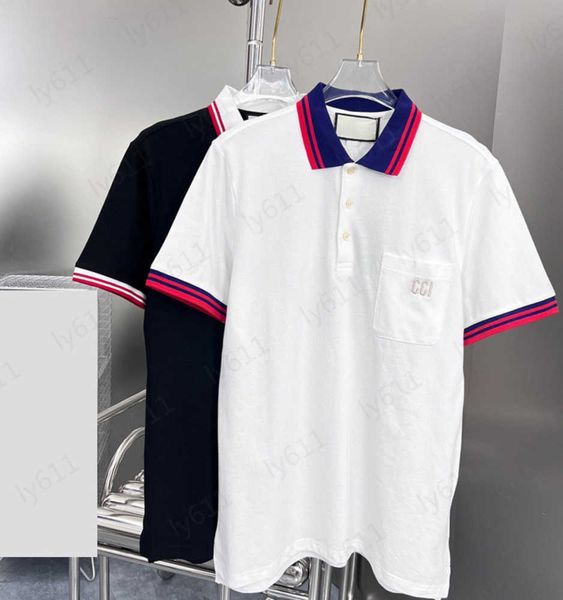 mens designer shirt white fashion classic loose luxury brand cartoon embroidery print logo decorative design polo neck t-shirt male clothes, White;black
mens designer shirt white fashion classic loose luxury brand cartoon embroidery print logo decorative design polo neck t-shirt male clothes, White;black