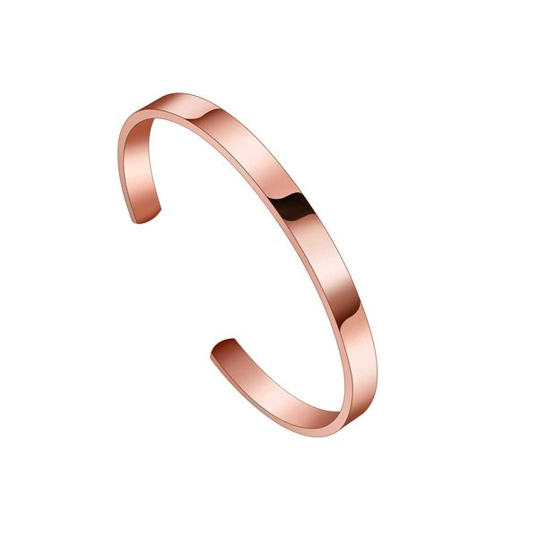 c-shape 6mm stainless steel smooth open bangle women's tricolor inspirational personality versatile trend, Black
c-shape 6mm stainless steel smooth open bangle women's tricolor inspirational personality versatile trend, Black