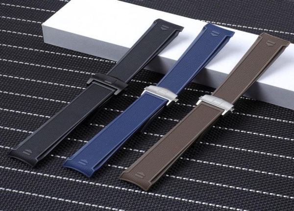 21mm style rubber watch strap waterproof bracelet watchband for tag heuer aquaracer 300 way201b calibre 5 accessories2085623, Black;brown
21mm style rubber watch strap waterproof bracelet watchband for tag heuer aquaracer 300 way201b calibre 5 accessories2085623, Black;brown
