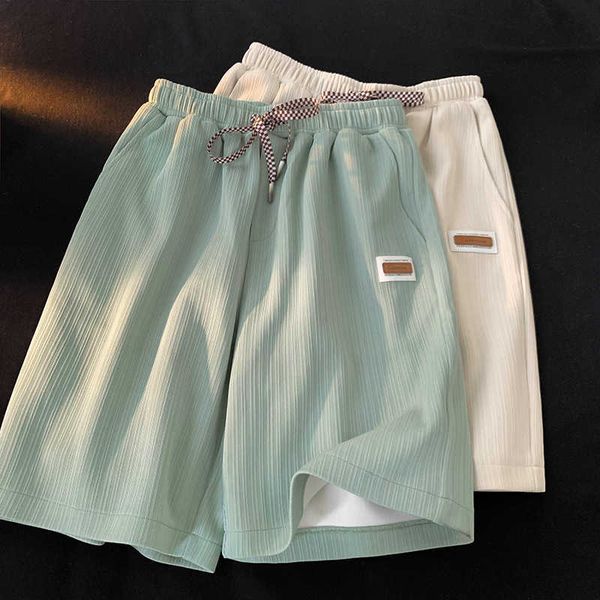 summer thin ice silk casual shorts for men's basketball sports quarterback pants american fashion loose and versatile pants, White;black
summer thin ice silk casual shorts for men's basketball sports quarterback pants american fashion loose and versatile pants, White;black
