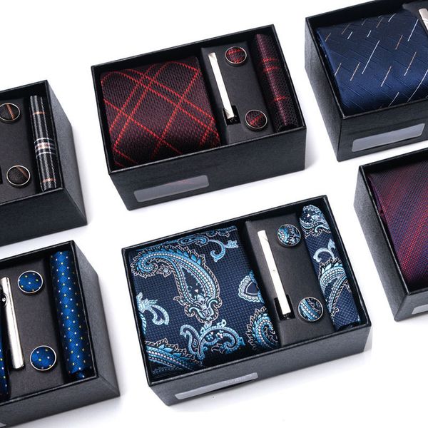 neck ties luxury quality men s necktie gift set formal neckties and tie clip hanky cufflinks suits for man wedding cravat gravata box 230519, Blue;purple
neck ties luxury quality men s necktie gift set formal neckties and tie clip hanky cufflinks suits for man wedding cravat gravata box 230519, Blue;purple