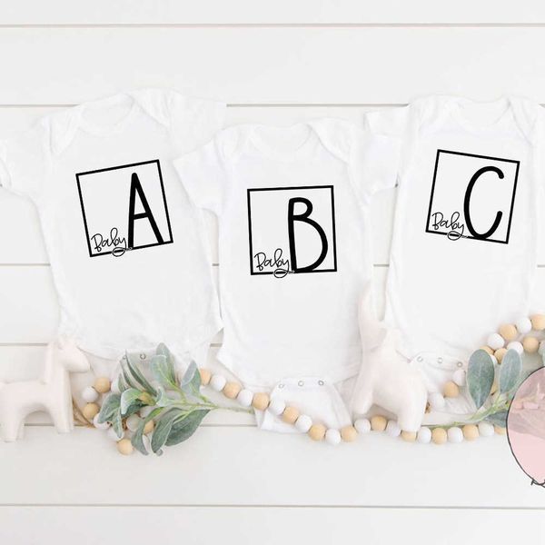 family matching outfits quadruplet baby bodysuit quadruplets gift idea outfits mom of multiples newborn infant bodysuit short sleeve g220519, Blue
family matching outfits quadruplet baby bodysuit quadruplets gift idea outfits mom of multiples newborn infant bodysuit short sleeve g220519, Blue