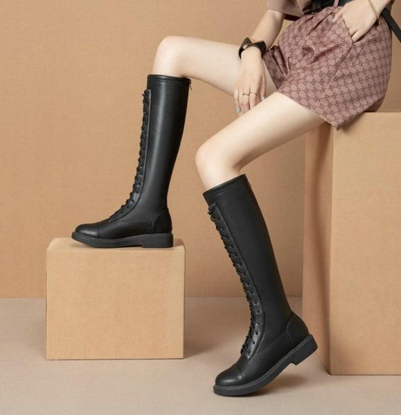 boots sianie tianie 2021 black soft pu woman039s riding equestrain laceup cross tied low heels women knee high size 33445134973
boots sianie tianie 2021 black soft pu woman039s riding equestrain laceup cross tied low heels women knee high size 33445134973