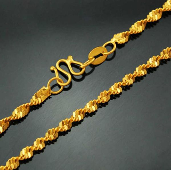 necklaces chains 2m doublelayer wave chain plated torsion double wave chain necklace clavicle chain 2mm 50cm1339197, Silver
necklaces chains 2m doublelayer wave chain plated torsion double wave chain necklace clavicle chain 2mm 50cm1339197, Silver
