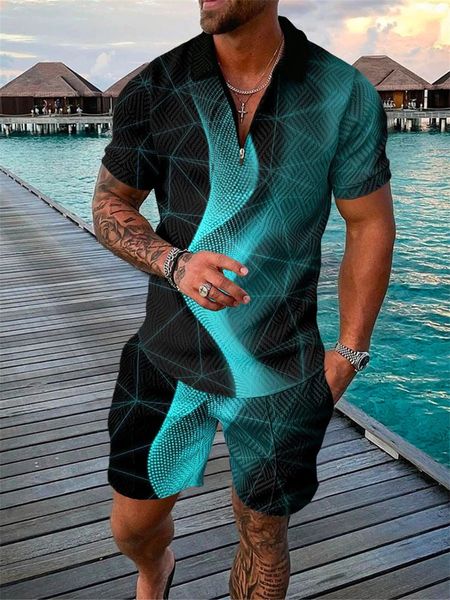 mens suits blazers casual polo suit luxury printed lapel zipper short sleeve polo shirt drawstring shorts 2piece summer fashion party wear 2, White;black
mens suits blazers casual polo suit luxury printed lapel zipper short sleeve polo shirt drawstring shorts 2piece summer fashion party wear 2, White;black